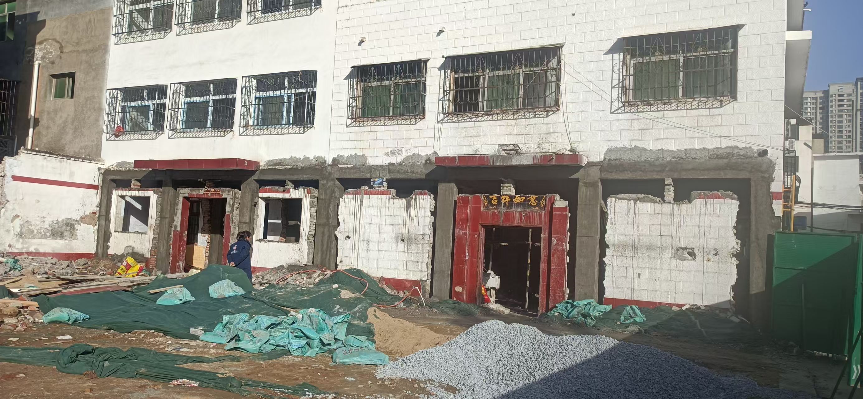 新密市夹山改梁危房加固 - 方案